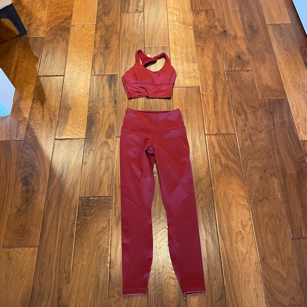 Leggings and bra set